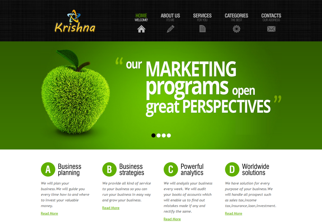 Website sample