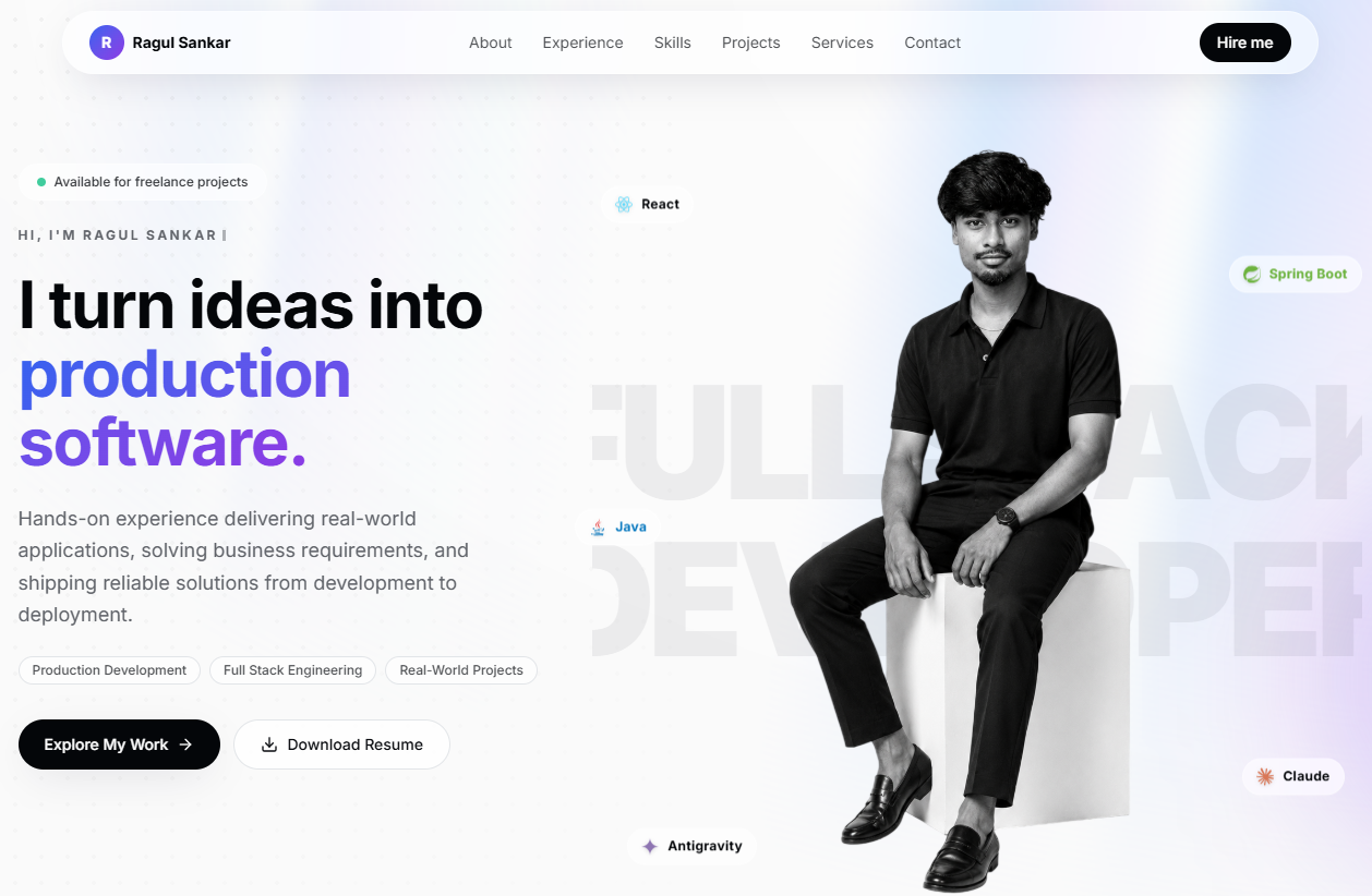 Website sample