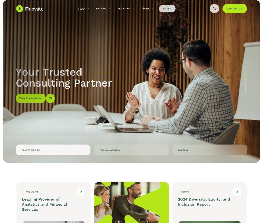 Website sample